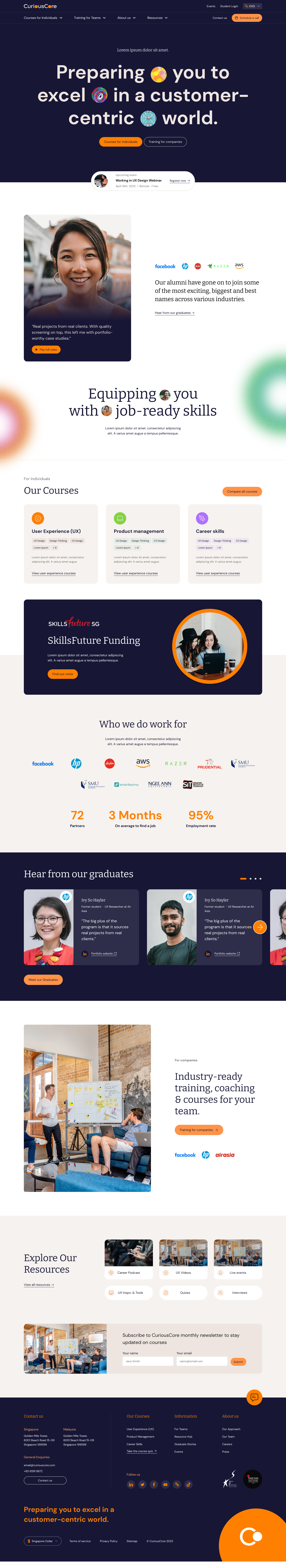 CuriousCore website